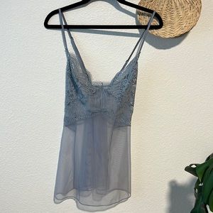 Victoria’s Secret Periwinkle Nightgown - Sexy Lingerie